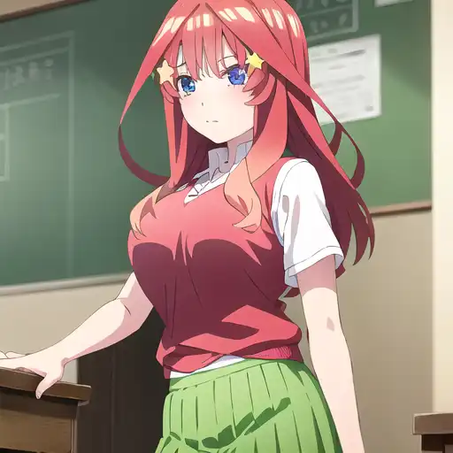 AI Art LoRA Model: Itsuki Nakano (Quintessential Quintuplets / ova