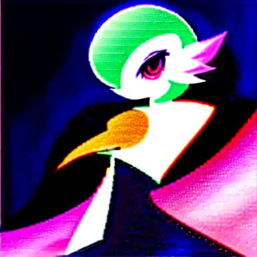 AI Art: Shiny Mega Gardevoir by @Team Yell Grunt