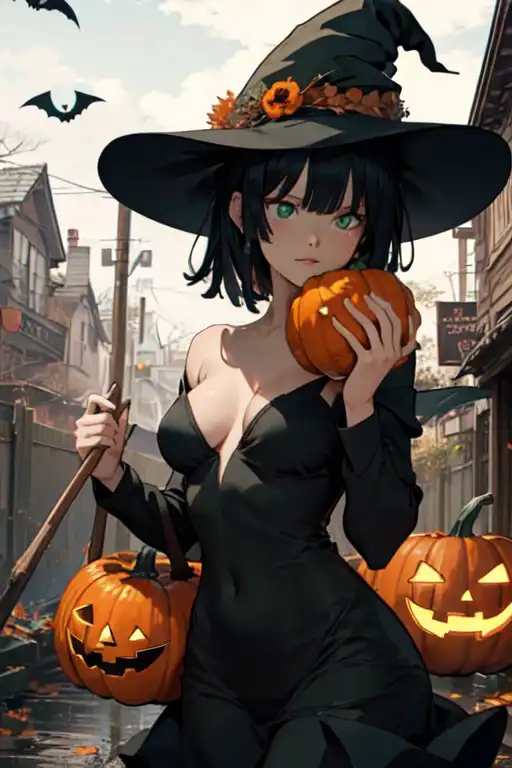 AIイラスト: Halloween 🎃 Fubuki 作者 @Player 21 | PixAI
