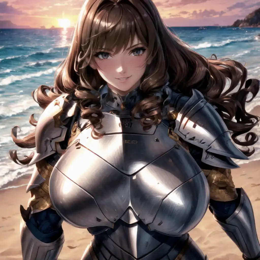 AI Art: big boobs female knight by @SB | PixAI