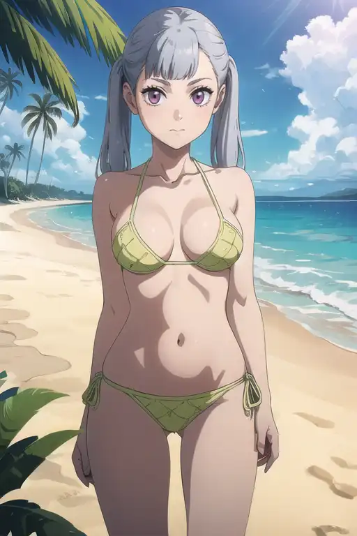 AI Art LoRA Model Noelle Silva Swimsuit Black Clover PixAI