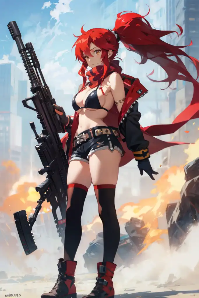 Art AI : yoko_littner tengen_toppa_gurren_lagann ヨーコ・リットナー 天元突破グレンラガン par  @紳士 | PixAI