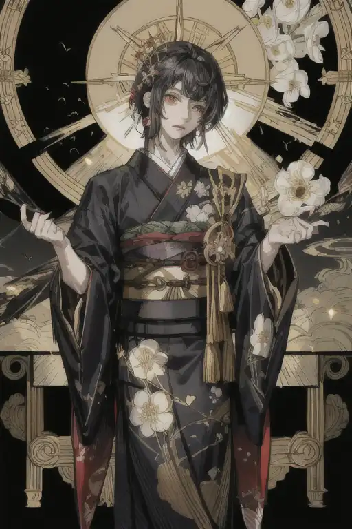 Exploring images in the style of selected image: [Male in kimono] | PixAI