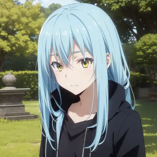 Tried making Rimuru as a Reddit avatar as requested. Which hairstyle fits  them better? Couldn't find straight hair with long bangs : r/TenseiSlime