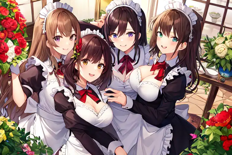 高額売筋 Anime maid agent hoodie Catroonbox | michelia.net