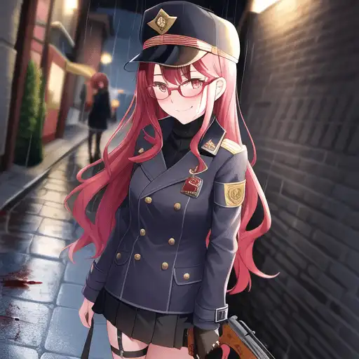 AI Art: KGB girl by @LEVax