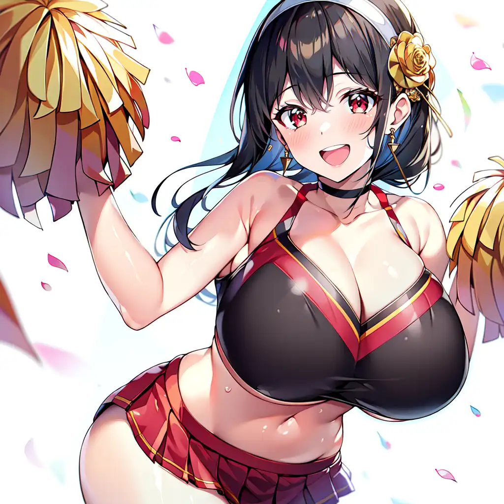 AI Art: Yor briar cheerleader by @Keito Kurayami | PixAI