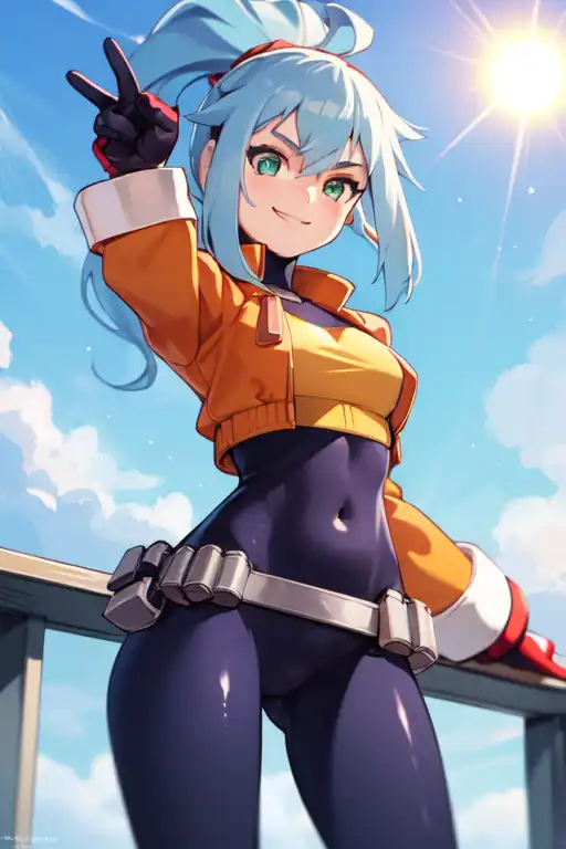 AI Art: Ashe-Megaman Zx Advent sunny day by @user 