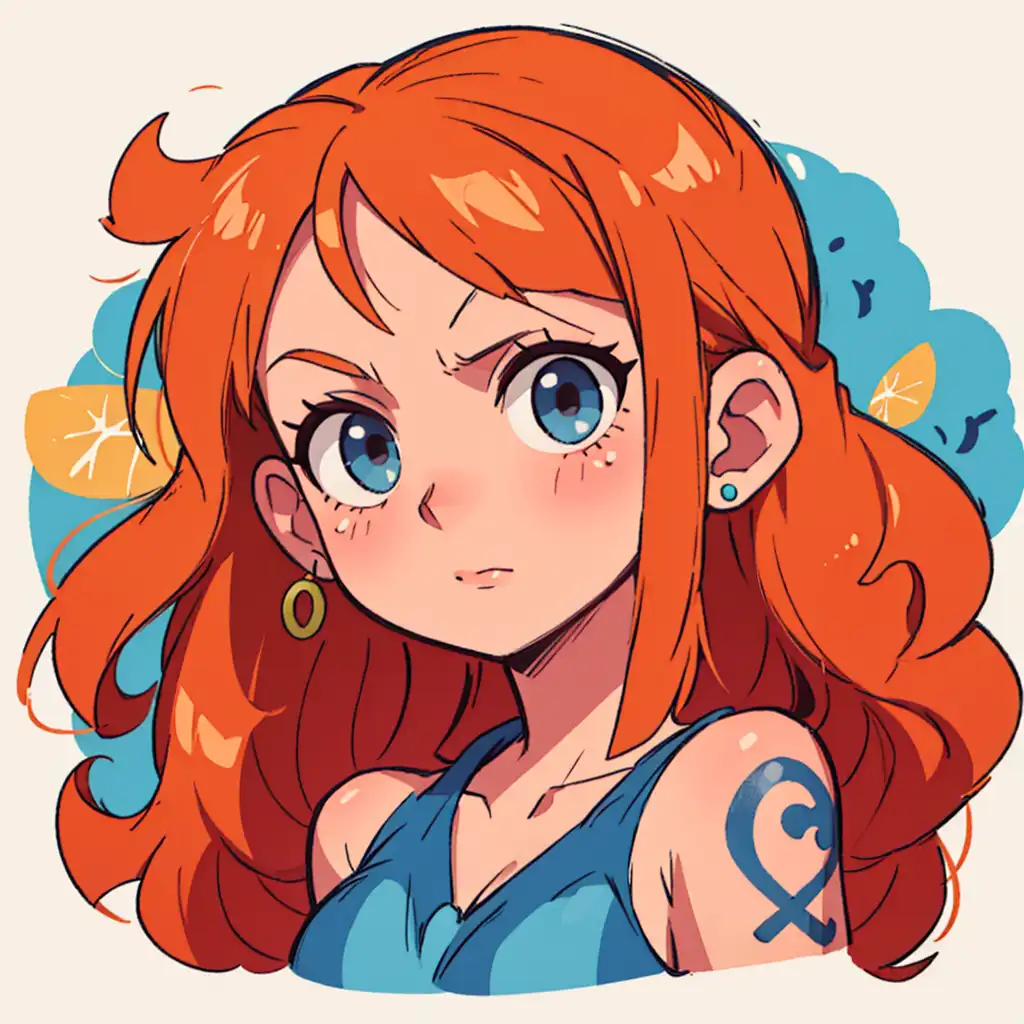 Exploring images in the style of selected image: [Nami] | PixAI