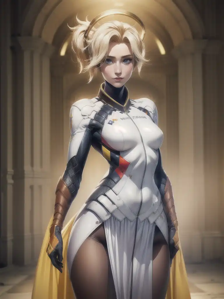 AI Art: Mercy (Overwatch) by @user-1667696584735336428 | PixAI