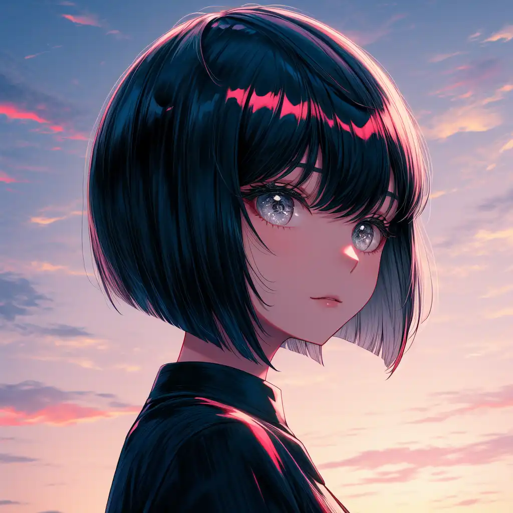 Exploring images in the style of selected image: [short hair girl] | PixAI