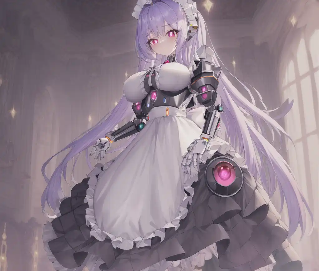 AI Art: Android Maid by @Rulles | PixAI