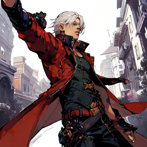 AI Art: Dante from DMC by @Phantom wind (Phantomwind)