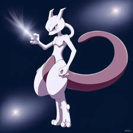 AI Art LoRA Model: Mewtwo - Pokemon