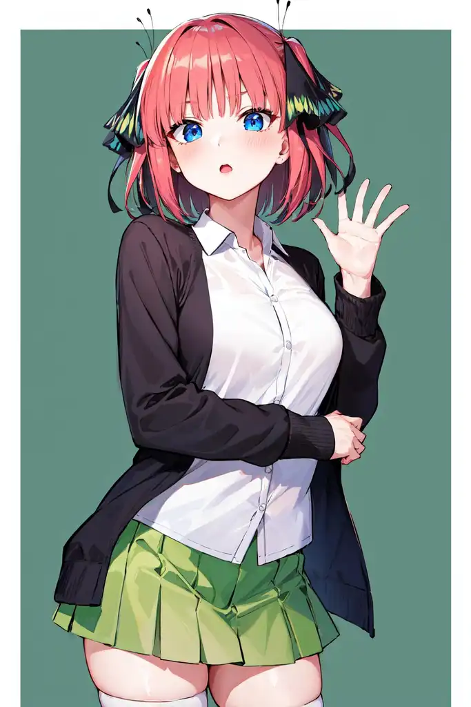 Modelo AI Art LoRA: Miku Nakano (Quintessential Quintuplets / ova style)