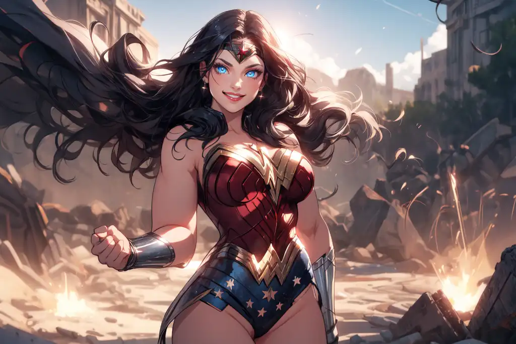 Anime depiction of wonder woman