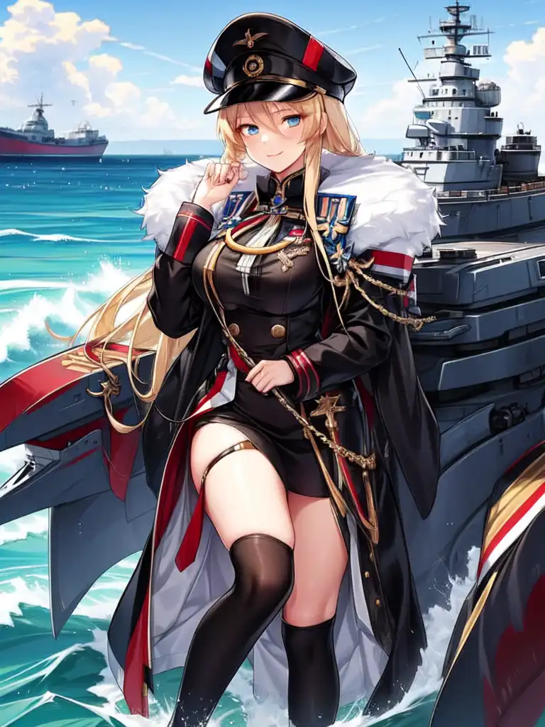 AI Art: Bismarck(Azur lane) by @メンタル豆腐 | PixAI