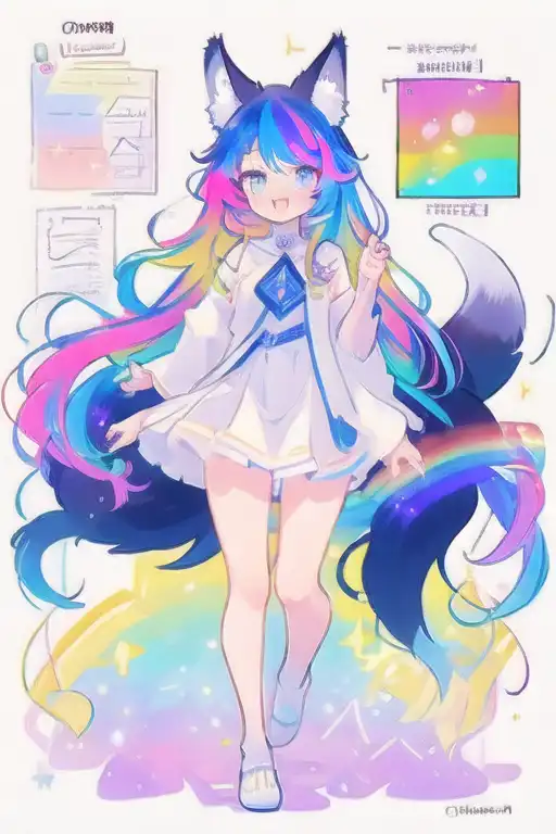 Rainbow on sale lab coat