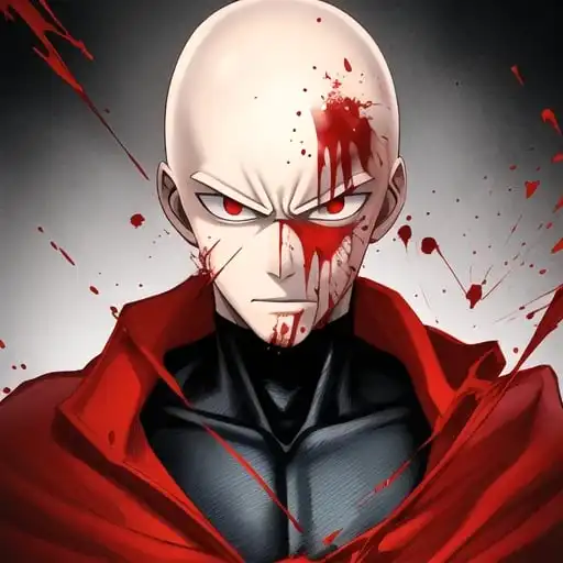 AI Art: Saitama (ONE PUNCH MAN) Villain mode by @Arazhulo0976