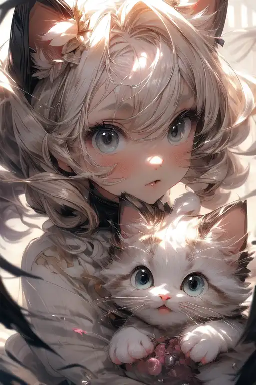 shy anime cat girl is baaaaaack - Cute Anime Girls Wallpapers and Images -  Desktop Nexus Groups