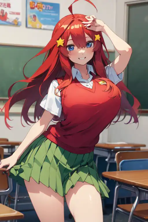 Modelo AI Art LoRA: Itsuki Nakano (Quintessential Quintuplets