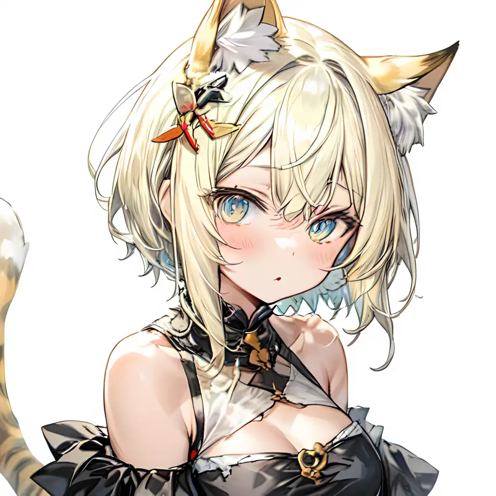 AI Art: Blonde catgirl by @Rin Krause | PixAI