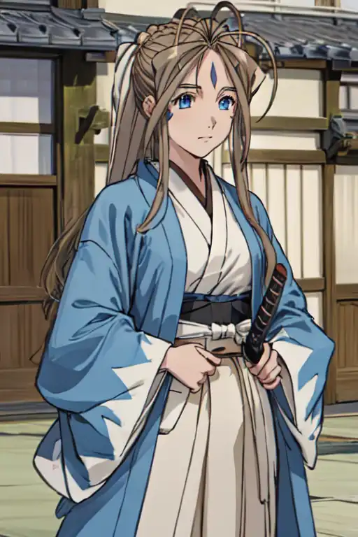 AI Art Shinsengumi Belldandy by Taylor Robles BelldandyLover91 PixAI