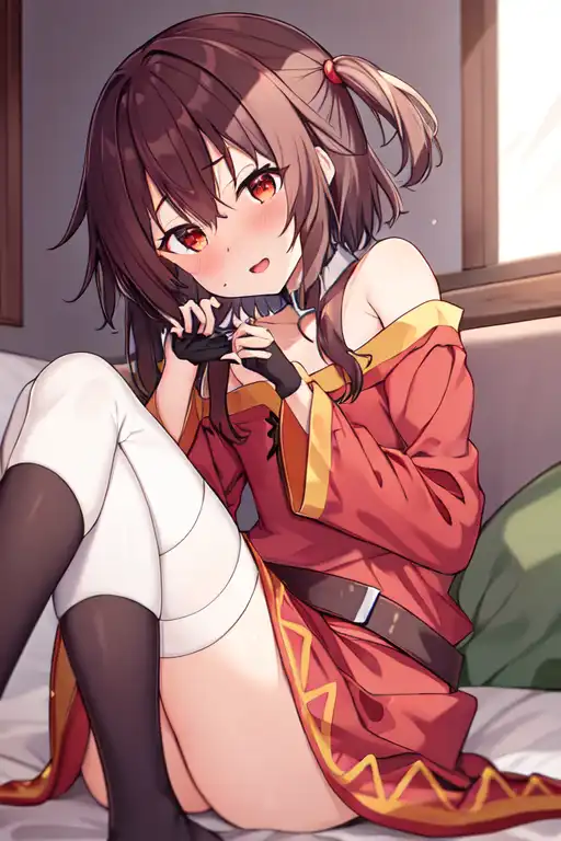 thighs, Kono Subarashii Sekai ni Shukufuku wo!, Megumin (KonoSuba