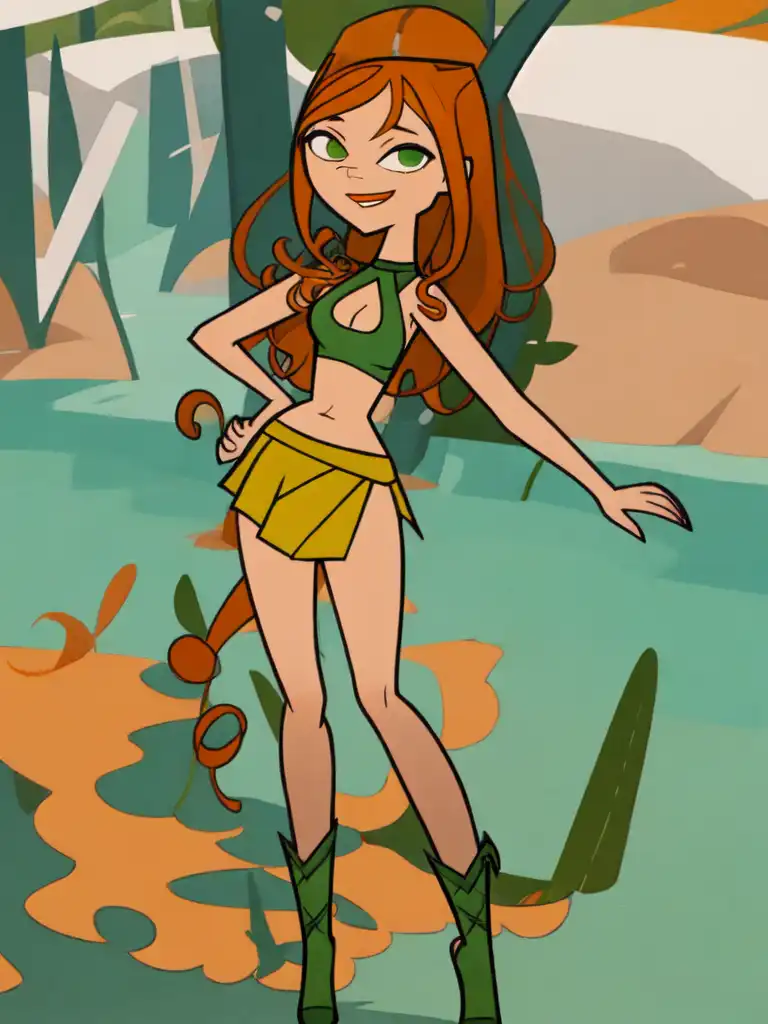 AI Art: Izzy total drama by @Kouign-Amann Cookie The Object Thingy AKA Chip  | PixAI