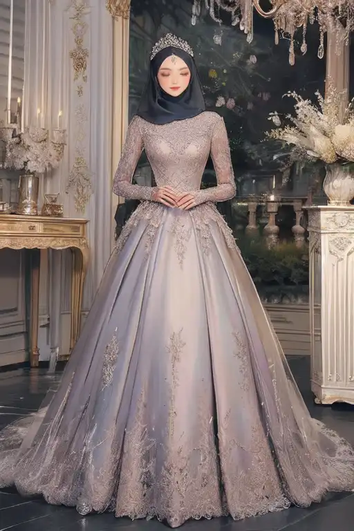 AI Art Hijabi princess by Frida Y PixAI