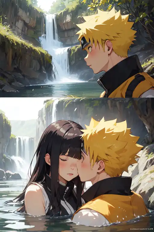 AI Art: Naruto x Hinata by @Anonymous