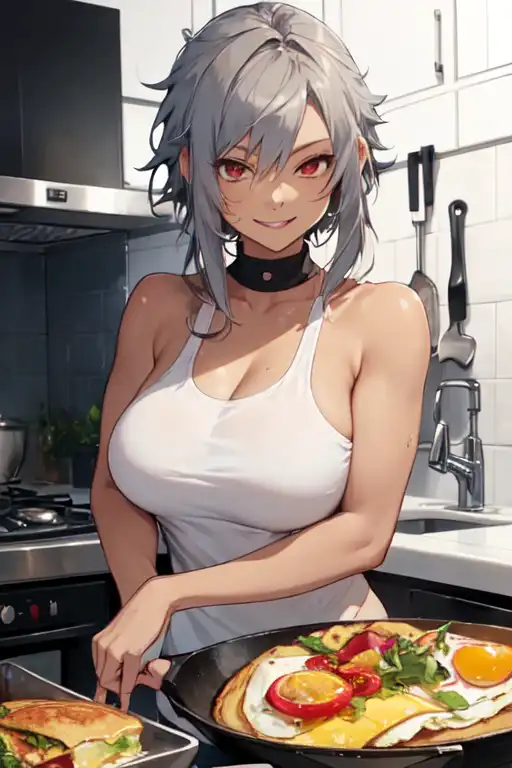 AI Art: Kitchen maid by @bula600